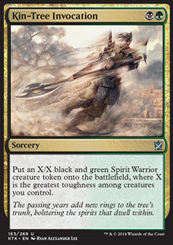 Kin-Tree Invocation⁣ - Khans of Tarkir⁣ (Uncommon)⁣ [183]