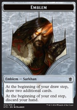 Sarkhan, the Dragonspeaker Emblem⁣ - Khans of Tarkir⁣ (Token)⁣ [T12]