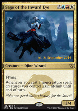 Sage of the Inward Eye (V.1)⁣ - Khans of Tarkir: Promos⁣ (Rare)