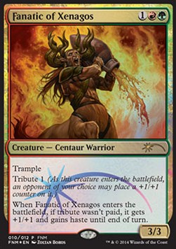 Fanatic of Xenagos⁣ - Friday Night Magic Promos⁣ (Rare)