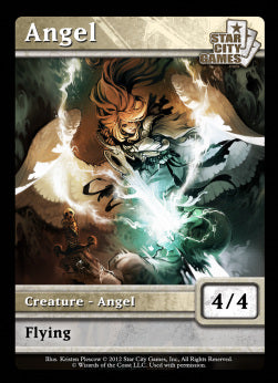 Angel Token (White 4/4)⁣ - Starcity Games: Kristen Plescow Tokens⁣ (Token)