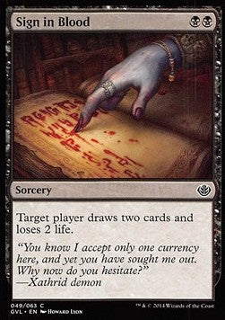 Sign in Blood⁣ - Duel Decks: Anthology⁣ (Common)⁣ [8049]