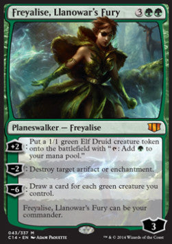 Freyalise, Llanowar's Fury (V.1)⁣ - Commander 2014⁣ (Mythic)⁣ [43]