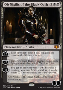 Ob Nixilis of the Black Oath (V.1)⁣ - Commander 2014⁣ (Mythic)⁣ [27]