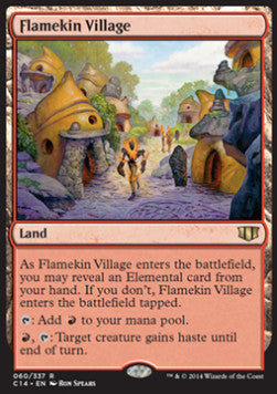 Flamekin Village⁣ - Commander 2014⁣ (Rare)⁣ [60]