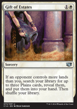 Gift of Estates - Commander 2014 (Uncommon) [C14-73]