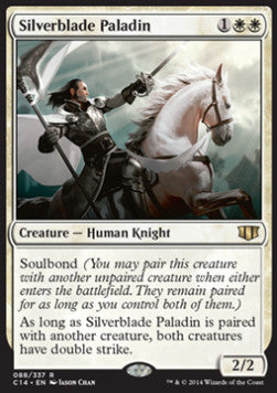Silverblade Paladin⁣ - Commander 2014⁣ (Rare)⁣ [88]