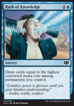 Rush of Knowledge⁣ - Commander 2014⁣ (Common)⁣ [123]