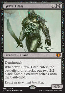 Grave Titan⁣ - Commander 2014⁣ (Mythic)⁣ [145]