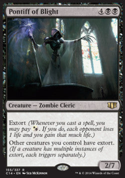 Pontiff of Blight⁣ - Commander 2014⁣ (Rare)⁣ [155]