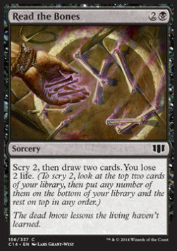 Read the Bones⁣ - Commander 2014⁣ (Common)⁣ [158]