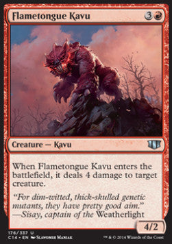 Flametongue Kavu⁣ - Commander 2014⁣ (Uncommon)⁣ [176]