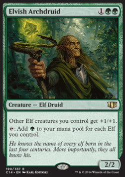 Elvish Archdruid⁣ - Commander 2014⁣ (Rare)⁣ [190]