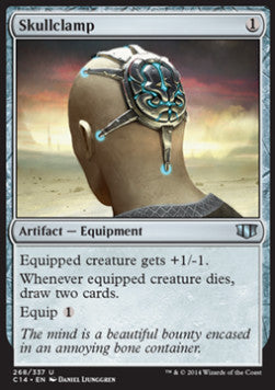 Skullclamp⁣ - Commander 2014⁣ (Uncommon)⁣ [268]