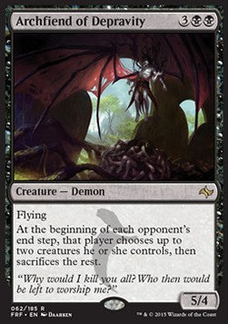 Archfiend of Depravity⁣ - Fate Reforged⁣ (Rare)⁣ [62]
