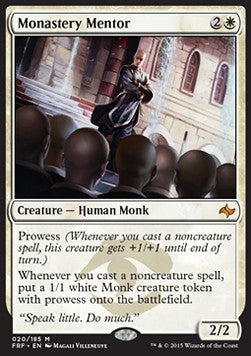Monastery Mentor⁣ - Fate Reforged⁣ (Mythic)⁣ [20]