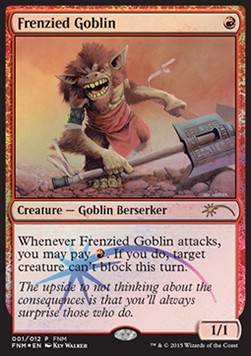 Frenzied Goblin⁣ - Friday Night Magic Promos⁣ (Rare)
