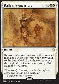 Rally the Ancestors⁣ - Fate Reforged⁣ (Rare)⁣ [22]