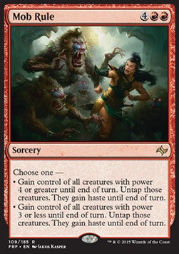 Mob Rule⁣ - Fate Reforged⁣ (Rare)⁣ [109]