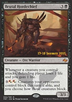 Brutal Hordechief⁣ - Fate Reforged: Promos⁣ (Mythic)⁣ [27]