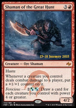 Shaman of the Great Hunt⁣ - Fate Reforged: Promos⁣ (Mythic)⁣ [113]