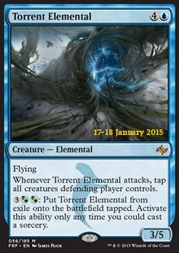 Torrent Elemental⁣ - Fate Reforged: Promos⁣ (Mythic)⁣ [56]