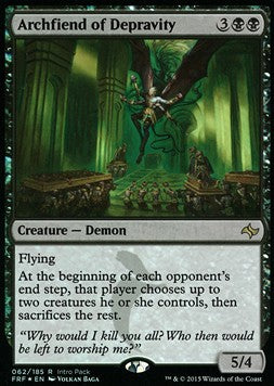 Archfiend of Depravity (V.2)⁣ - Fate Reforged: Promos⁣ (Rare)⁣ [62]