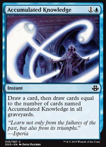 Accumulated Knowledge⁣ - Duel Decks: Elspeth vs. Kiora⁣ (Common)⁣ [35]