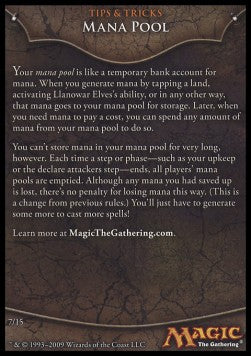 Rules Tip: Mana Pool⁣ - Magic 2010⁣ (Tip Card)⁣ [R7]