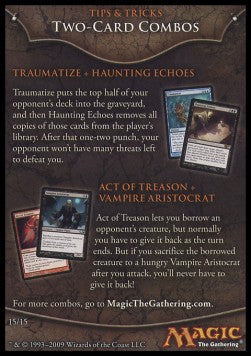 Tip: Two-Card Combos 4⁣ - Magic 2010⁣ (Tip Card)⁣ [R15]