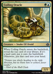 Coiling Oracle⁣ - Duel Decks: Elspeth vs. Kiora⁣ (Common)⁣ [51]