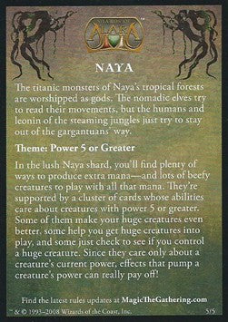 Tip: Naya⁣ - Shards of Alara⁣ (Tip Card)⁣ [5]