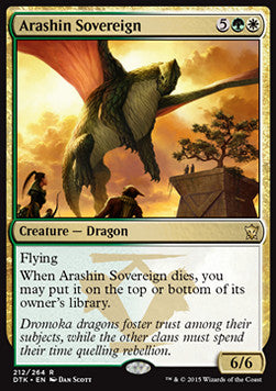 Arashin Sovereign⁣ - Dragons of Tarkir⁣ (Rare)⁣ [212]