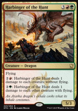 Harbinger of the Hunt⁣ - Dragons of Tarkir⁣ (Rare)⁣ [223]