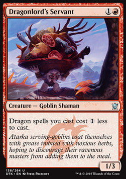 Dragonlord's Servant⁣ - Dragons of Tarkir⁣ (Uncommon)⁣ [138]