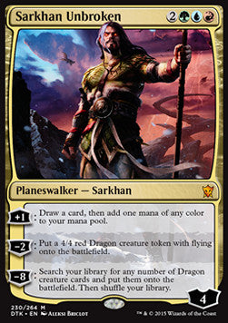 Sarkhan Unbroken⁣ - Dragons of Tarkir⁣ (Mythic)⁣ [230]