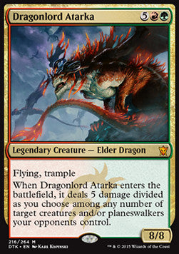 Dragonlord Atarka⁣ - Dragons of Tarkir⁣ (Mythic)⁣ [216]