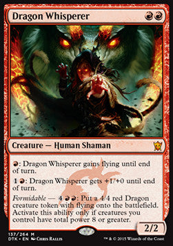Dragon Whisperer⁣ - Dragons of Tarkir⁣ (Mythic)⁣ [137]