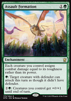 Assault Formation⁣ - Dragons of Tarkir⁣ (Rare)⁣ [173]