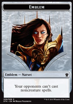 Narset Transcendent Emblem⁣ - Dragons of Tarkir⁣ (Token)⁣ [T8]