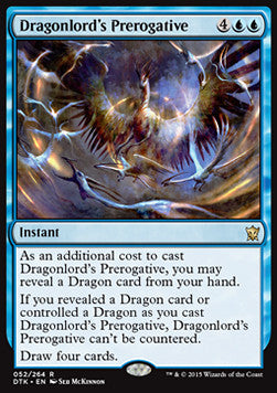 Dragonlord's Prerogative⁣ - Dragons of Tarkir⁣ (Rare)⁣ [52]