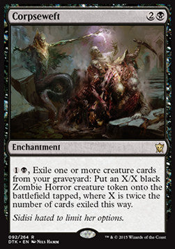 Corpseweft⁣ - Dragons of Tarkir⁣ (Rare)⁣ [92]