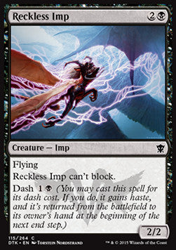 Reckless Imp⁣ - Dragons of Tarkir⁣ (Common)⁣ [115]