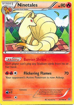 Ninetales⁣ - Primal Clash⁣ (Rare)⁣ [21]