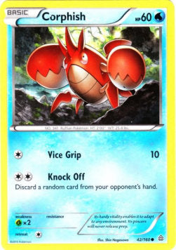 Corphish⁣ - Primal Clash⁣ (Common)⁣ [42]