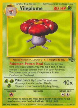 Vileplume⁣ - Jungle⁣ (Rare)⁣ [31]