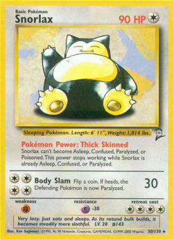 Snorlax⁣ - Base Set 2⁣ (Rare)⁣ [30]