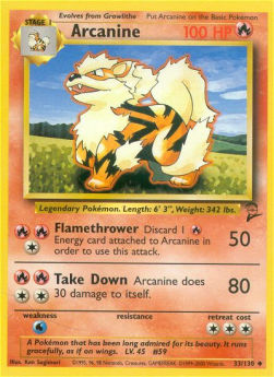 Arcanine⁣ - Base Set 2⁣ (Uncommon)⁣ [33]
