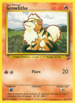 Growlithe⁣ - Base Set 2⁣ (Uncommon)⁣ [42]