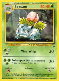 Ivysaur⁣ - Base Set 2⁣ (Uncommon)⁣ [44]